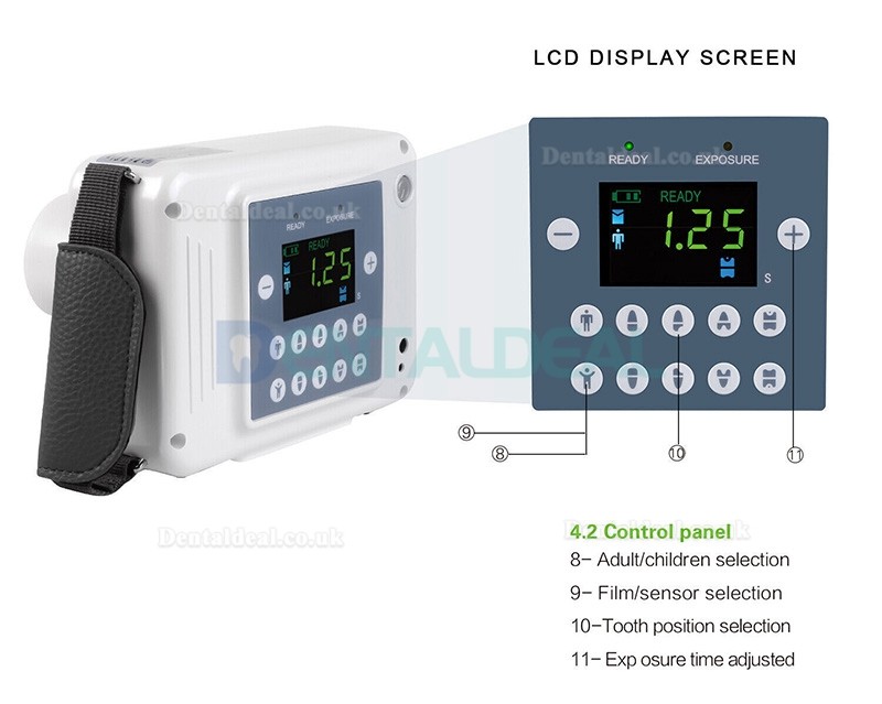 Portable Handheld Digital Dental X Ray Machine High Frequency